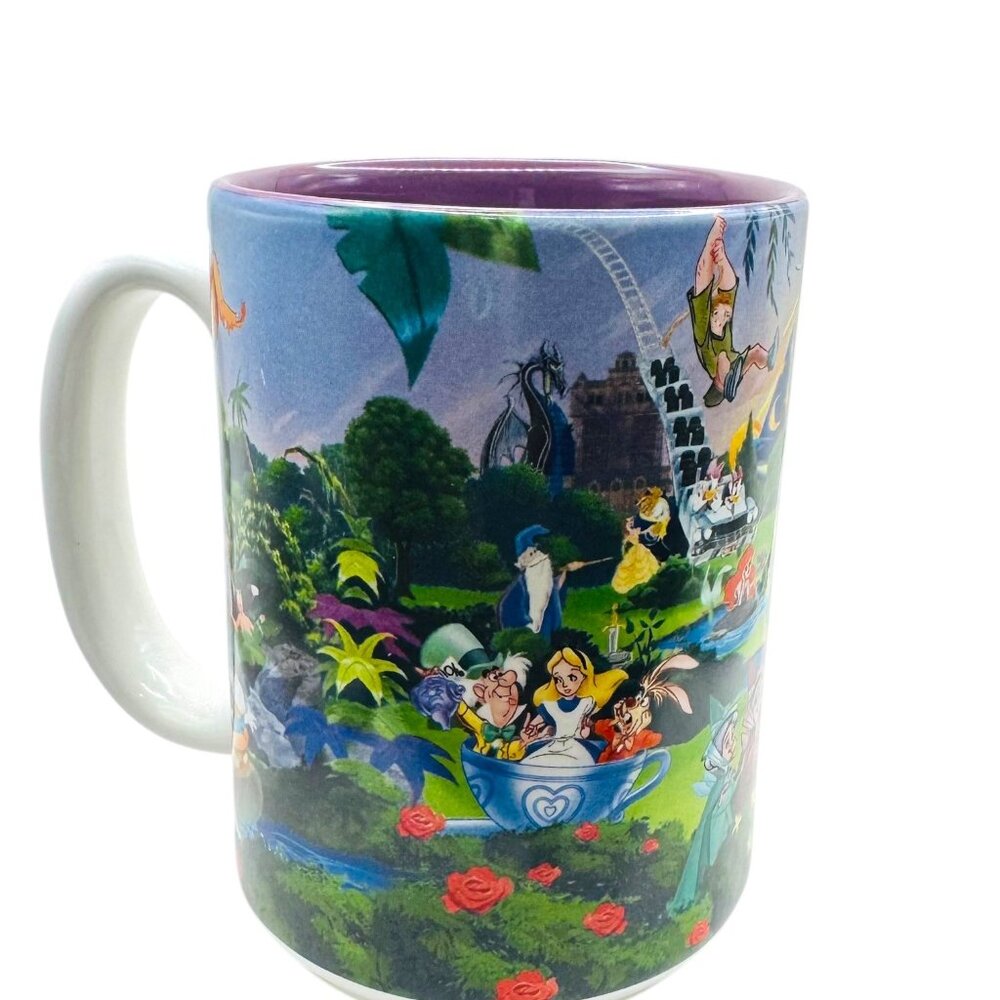 Disney Parks Mug Four Parks One World Characters 3D Granndma Ceramic Exclusive - Picture 3 of 9